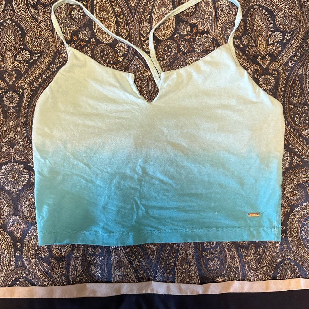 Pink crop top size small